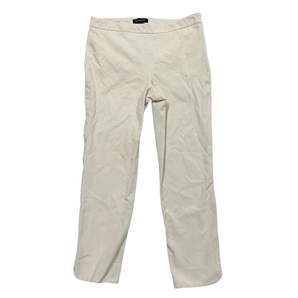 Talbots Chatham Ankle Pants Size 8 Women's Beige Khaki Capris Culottes Summer - Picture 1 of 9